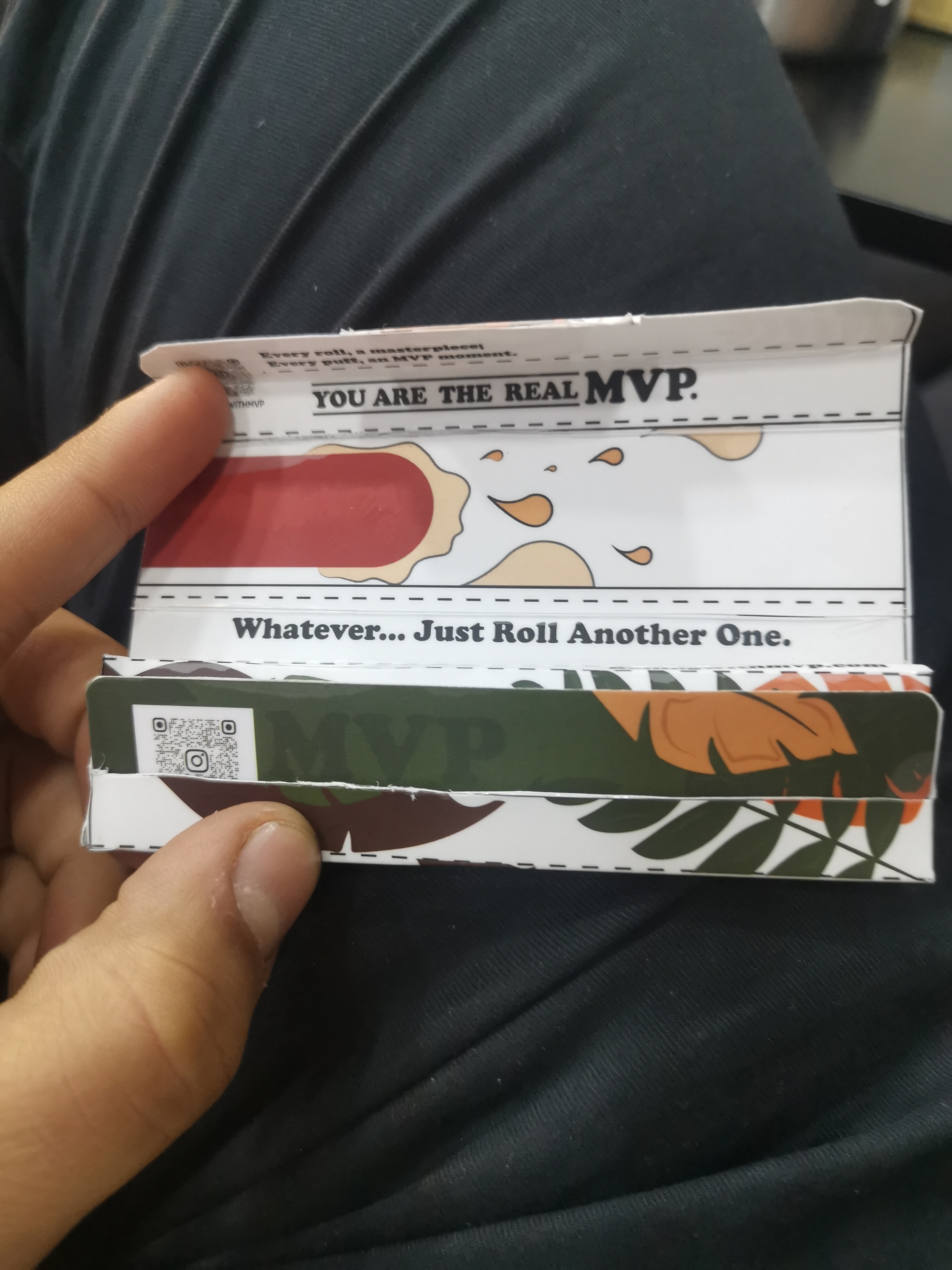 Open MVP paper booklet with the line You are the real MVP